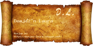 Demjén Laura névjegykártya
